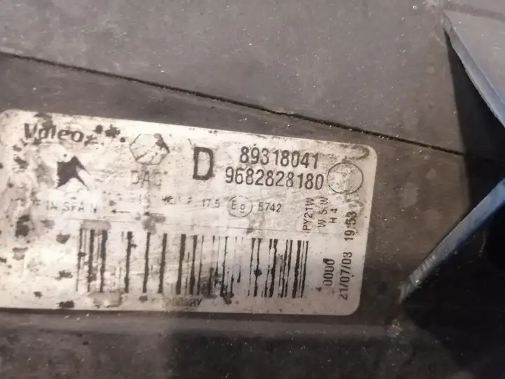 Citroen Berlingo (2003 - 2007) 9682828180 Передняя фара — фото 4