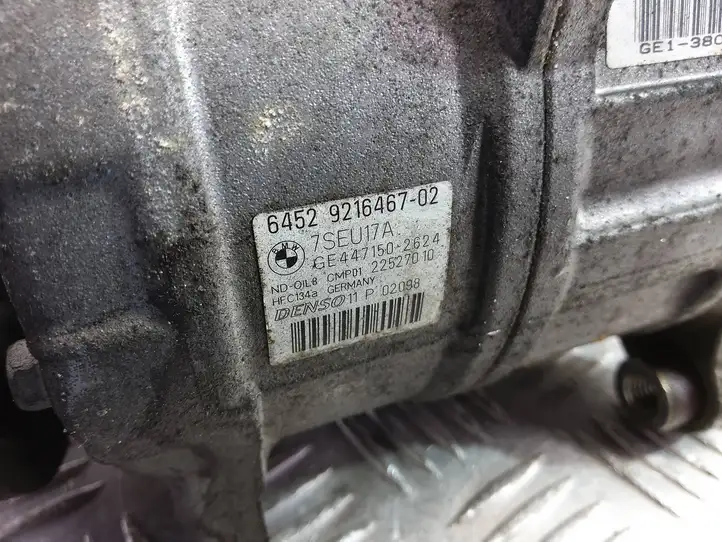BMW X3 F25 (2010 - 2017) 9216467 Компрессор (насос) кондиционера воздуха — фото 3