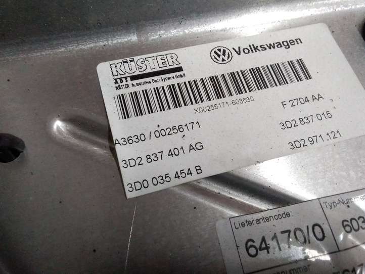 Volkswagen Phaeton (2002 - 2008)  3D4837755AC Механизм для электрического подъема окон передней двери (без двигателя)