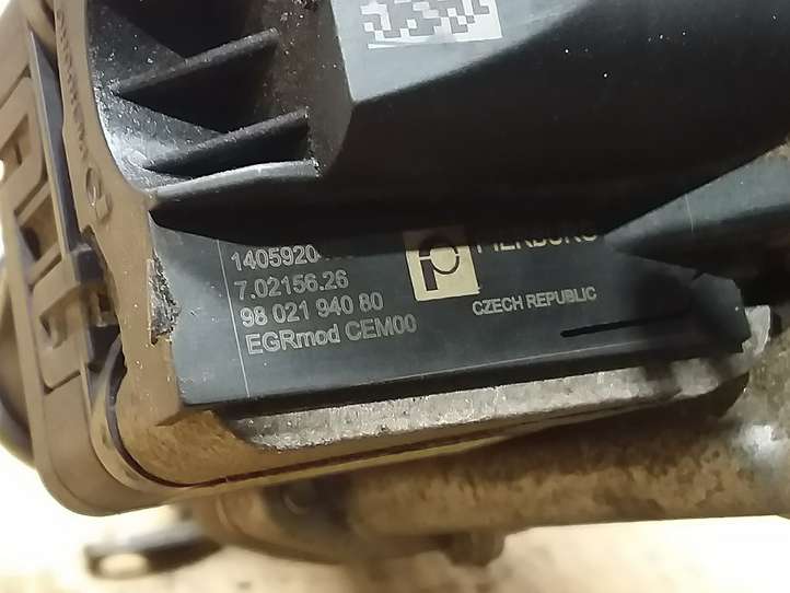 Citroen Berlingo (2012 - 2015)  9802194080 Охладитель EGR