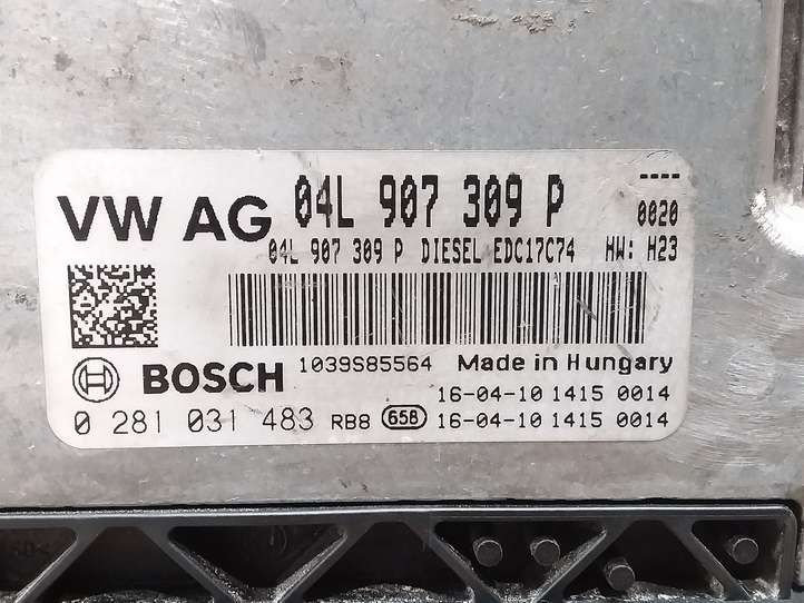 Volkswagen Tiguan (2016 - 2020)  04L907309P Блок управления двигателя