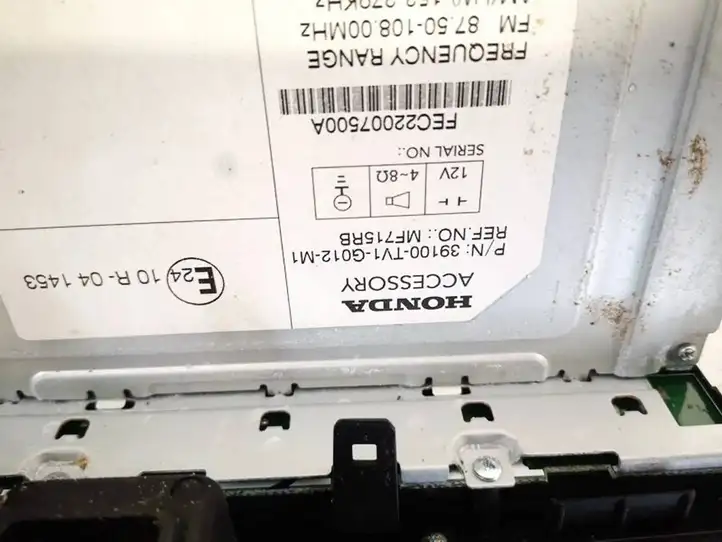 Honda Civic IX (2011 - 2017) 39100tv1g012m1 Магнитола / мультимедийная система — фото 2