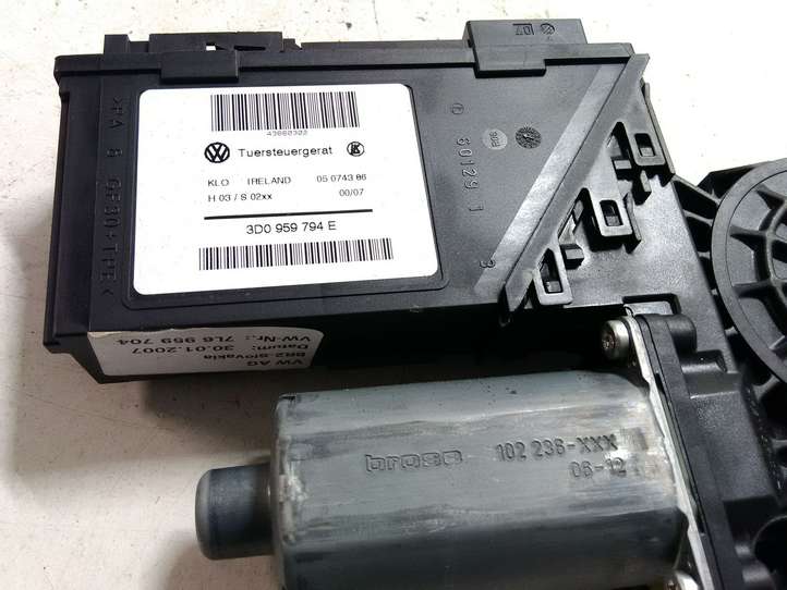 Volkswagen Touareg I (2002 - 2010)  3D0959794E Механизм подъема окон задней двери