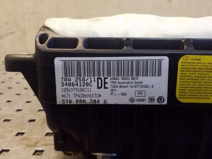 Skoda Yeti (2009 - 2012)  3T0880204A Подушка безопастности пассажира