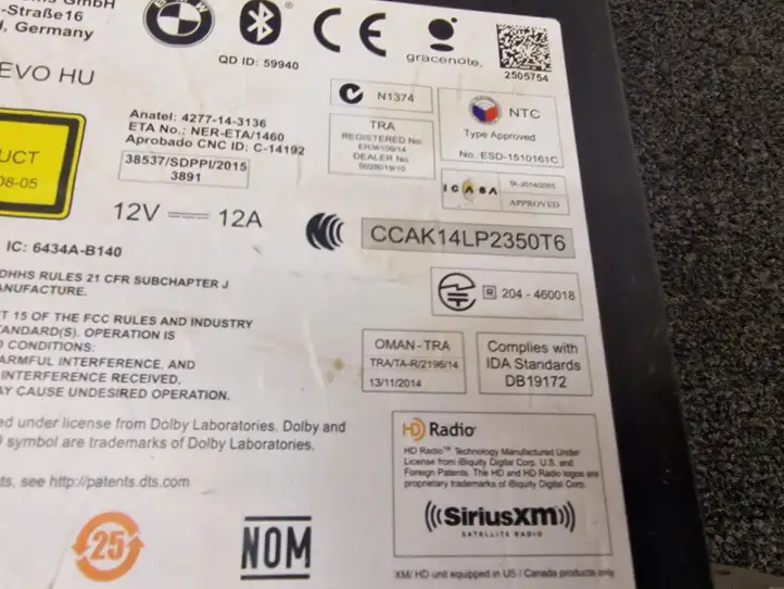 BMW 7 G11 G12 (2015 - 2022) 8736164 Магнитола / мультимедийная система — фото 3