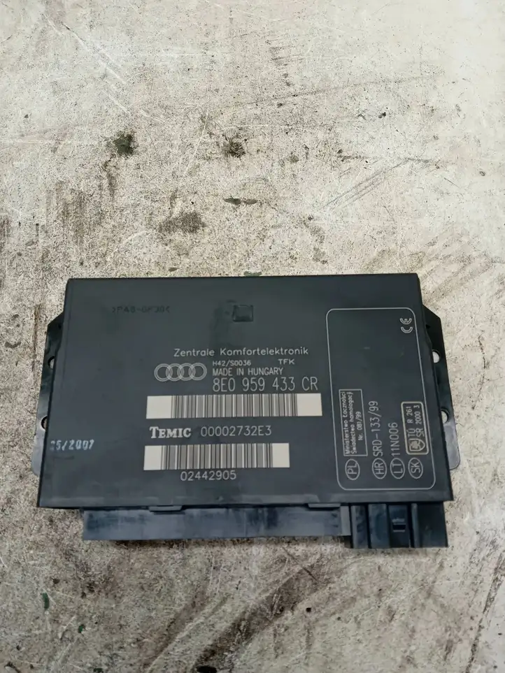 Audi A4 S4 B7 8E 8H (2004 - 2009) 8E0959433CR Модуль комфорта — фото 1