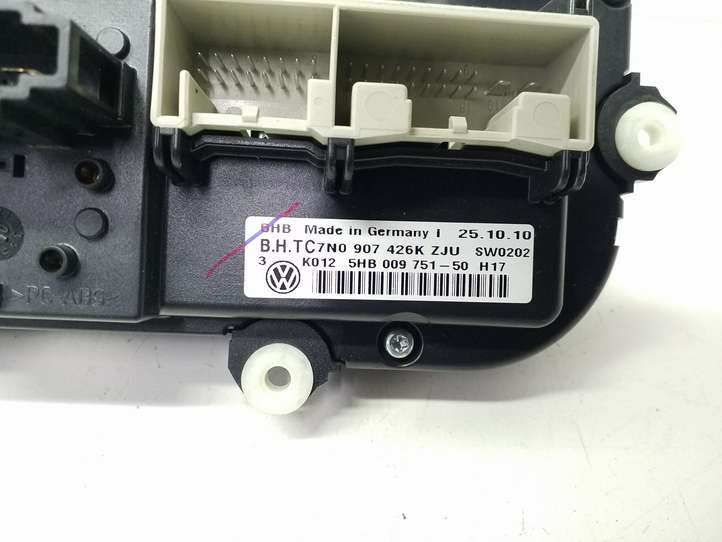 Volkswagen PASSAT B7 (2011 - 2014)  7N0907426K Блок управления кондиционера воздуха / климата/ печки (в салоне)