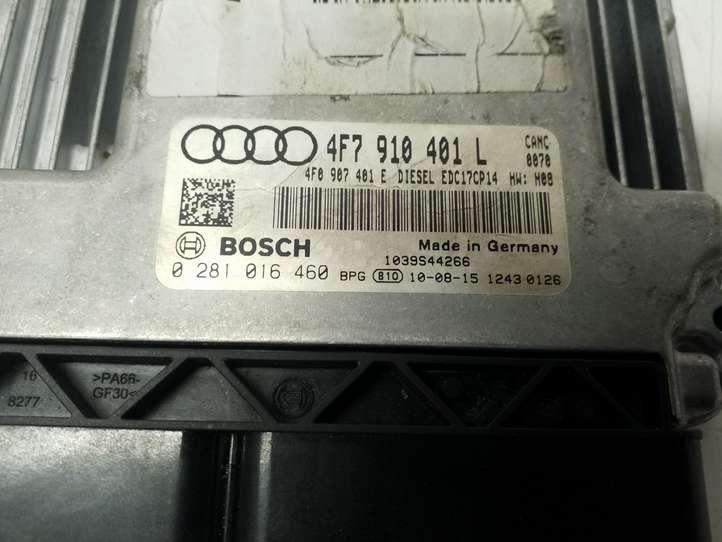 Audi A6 (2008 - 2011)  4F7910401L Блок управления двигателя