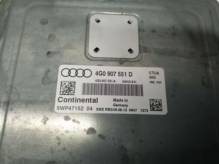 Audi A6 (2011 - 2014)  4G0907551D Блок управления двигателя