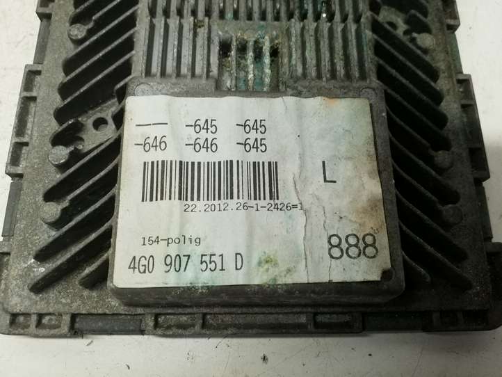 Audi A6 (2011 - 2014)  4G0907551D Блок управления двигателя