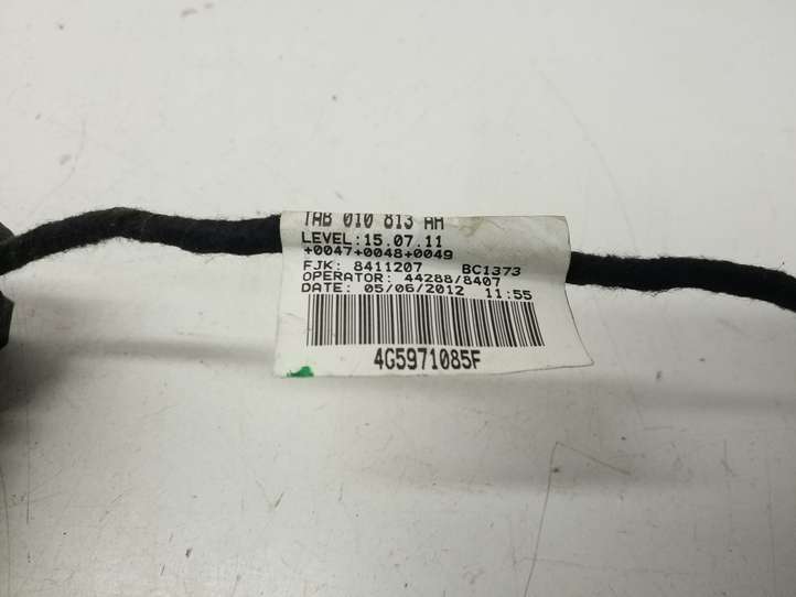 Audi A6 (2011 - 2014)  4G5971085F Проводка датчиков парковки
