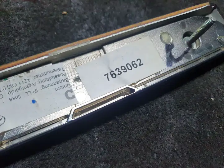Mercedes-Benz E W211 (2002 - 2009) 204972L Декоративная планка — фото 3