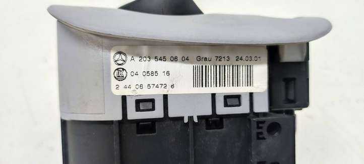Mercedes-Benz C W203 (2000 - 2007)  A2035450604 Включатель фонарей