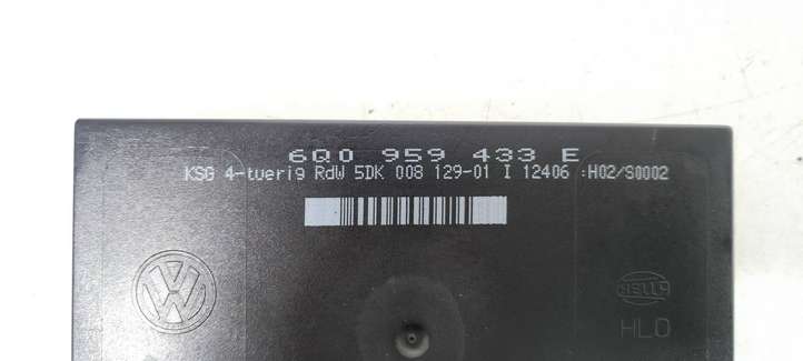 Skoda Fabia Mk1 (6Y) (1999 - 2007)  6Q0959433E Mодуль kомфортa