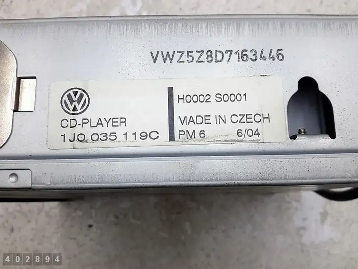 Volkswagen Sharan (2003 - 2010) 1j0035119c CD/DVD чейнджер — фото 8