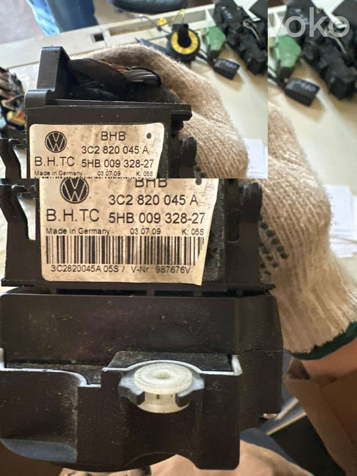 Volkswagen PASSAT B6 (2005 - 2010)  3C2820045A Блок управления кондиционера воздуха / климата/ печки (в салоне)