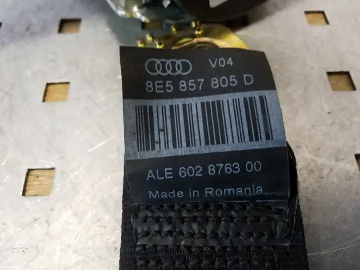 Audi A4 S4 B7 8E 8H (2004 - 2009) 8E5857805D Задний ремень безопасности — фото 3