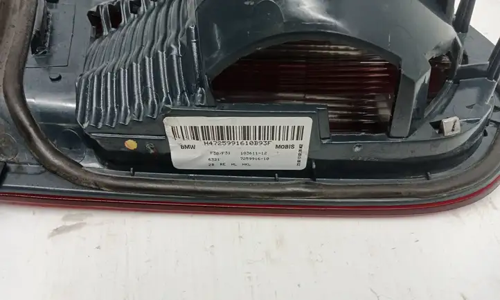 BMW 3 F30 F35 F31 (2012 - 2018) 7259916 Задний фонарь в крышке багажника — фото 3