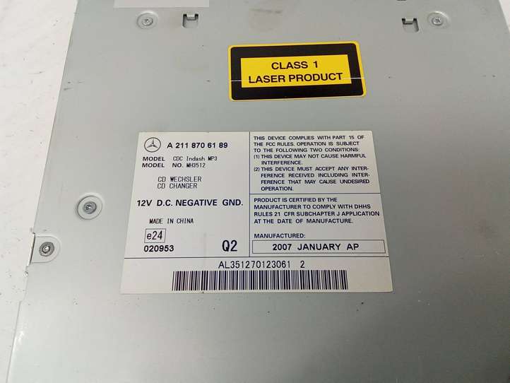 Mercedes-Benz GL X164 (2006 - 2012)  A2118706189 CD/DVD чейнджер