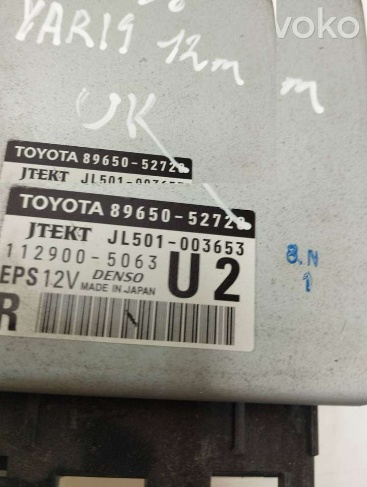 Toyota Yaris (2009 - 2012)  8965052720 Блок управления усилителя руля