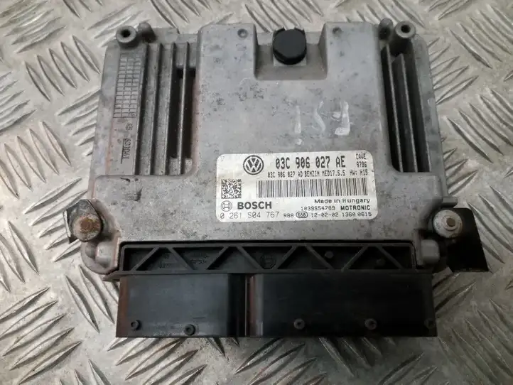 Seat Ibiza IV (6J,6P) (2008 - 2017) 03C906027AE Блок управления двигателем (ECU) — фото 1