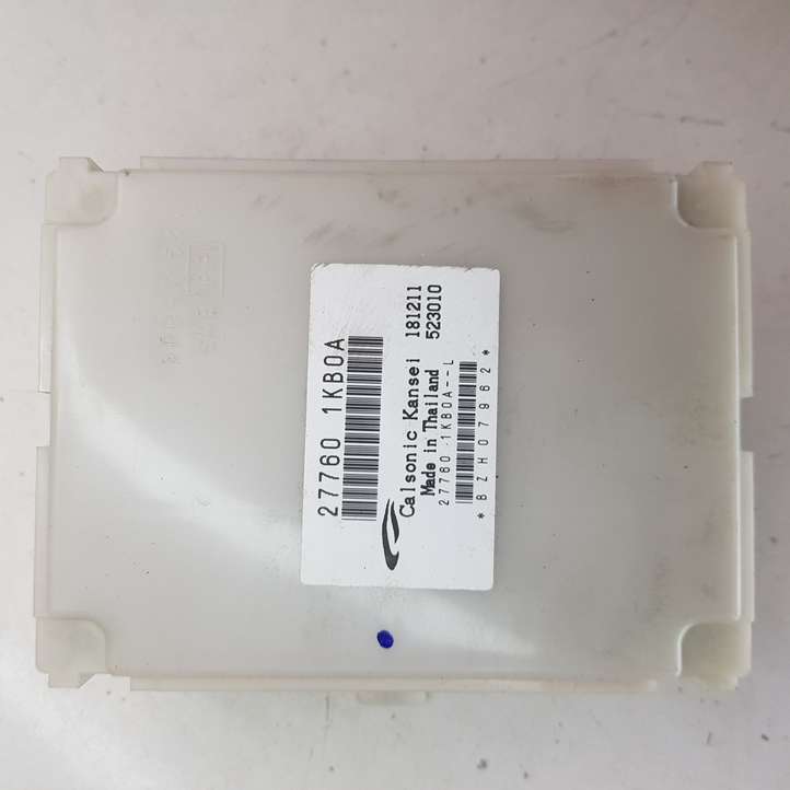Nissan Juke I F15 (2010 - 2018)  277601KB0A Блок управления кондиционером