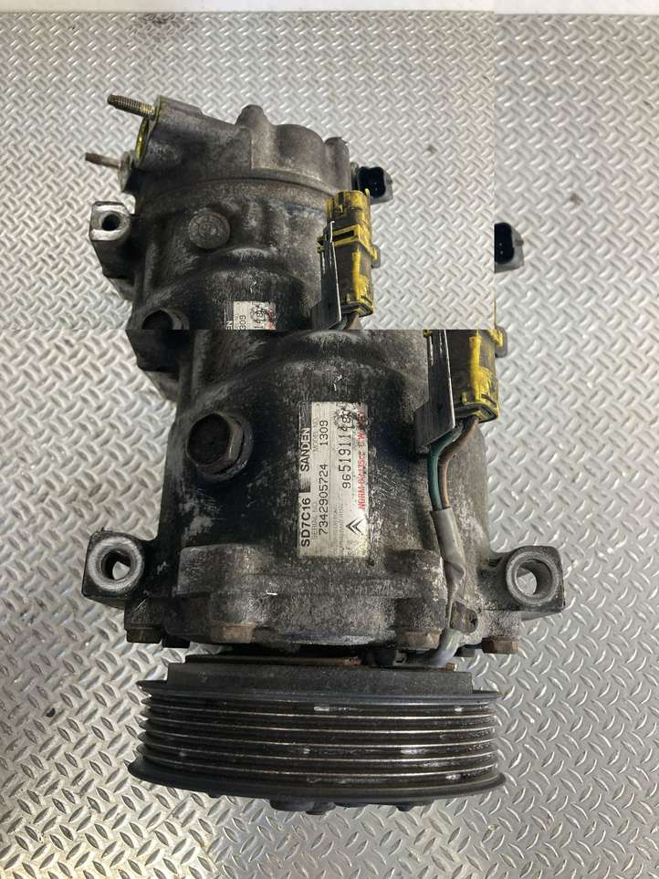Citroen C4 Picasso (2006 - 2013)  9651911480 Компрессор (насос) кондиционера воздуха