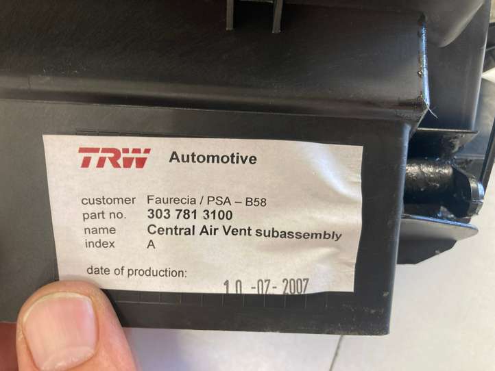 Citroen C4 Picasso (2006 - 2013)  3037813100 Центральный дефлектор