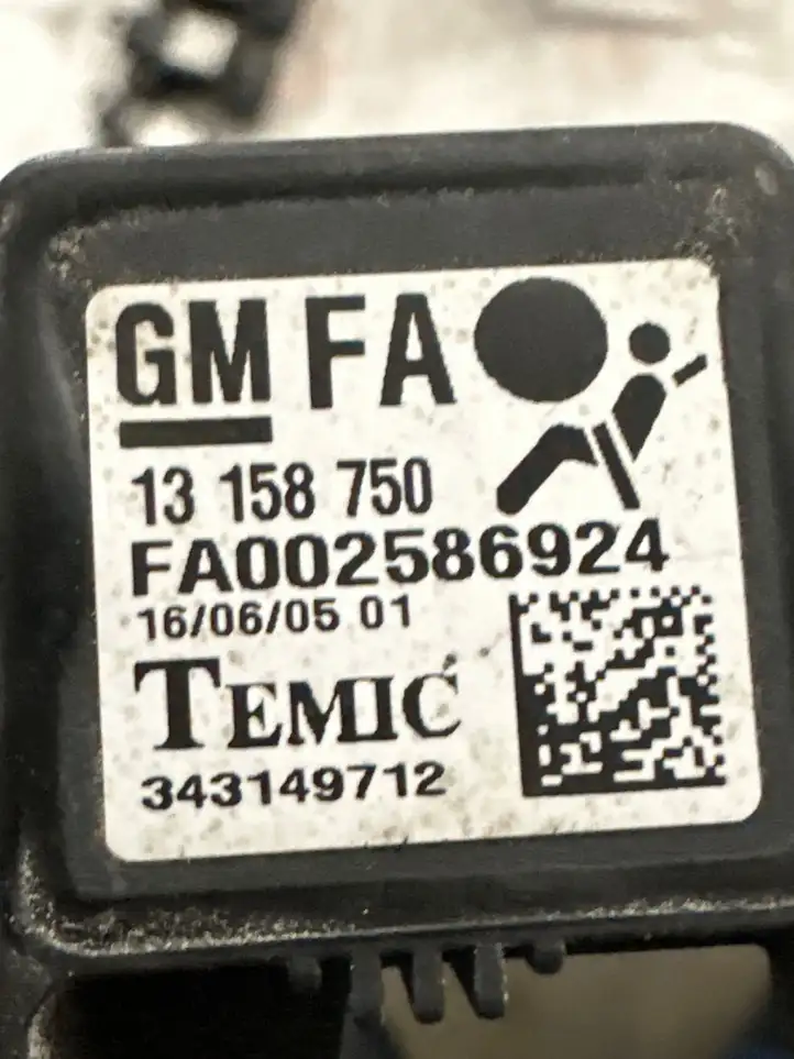 Opel Astra H (2004 - 2009) 13158750 Датчик удара SRS — фото 2
