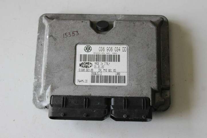 Volkswagen Polo (2005 - 2009)  036906034DD Блок управления двигателя