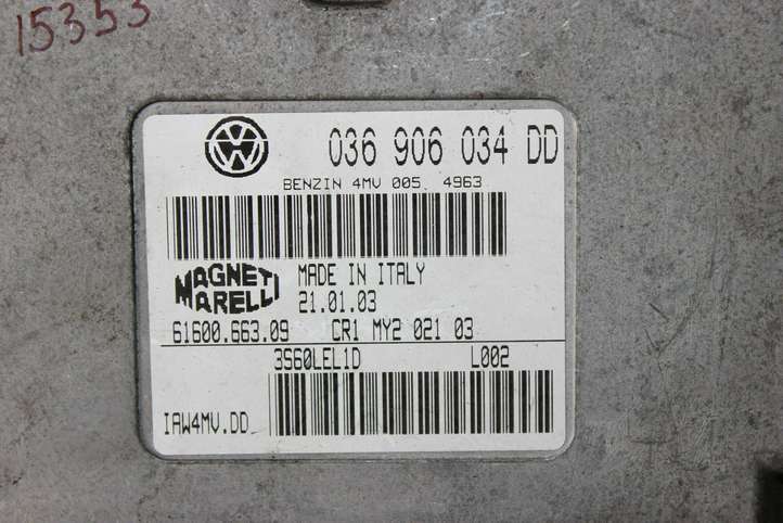 Volkswagen Polo (2005 - 2009)  036906034DD Блок управления двигателя
