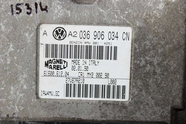 Volkswagen Golf IV (1998 - 2005)  036906034CN Блок управления двигателя