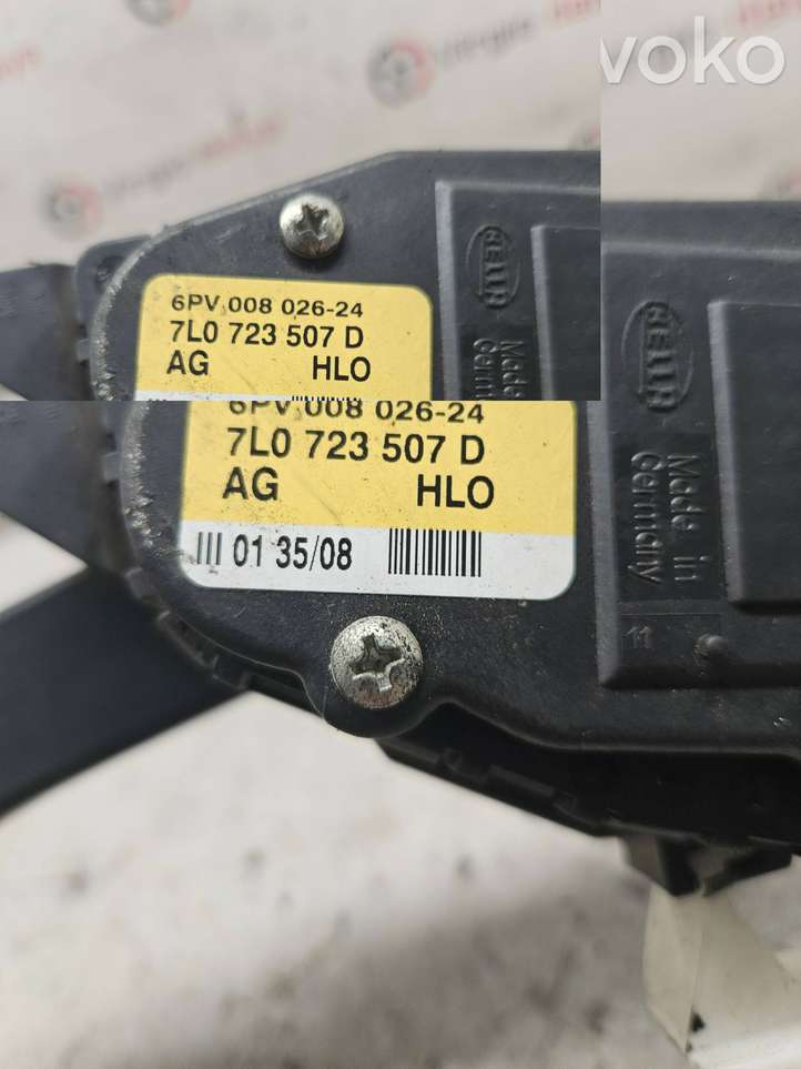 Audi Q7 (2005 - 2009)  7L0723507D Педаль акселератора