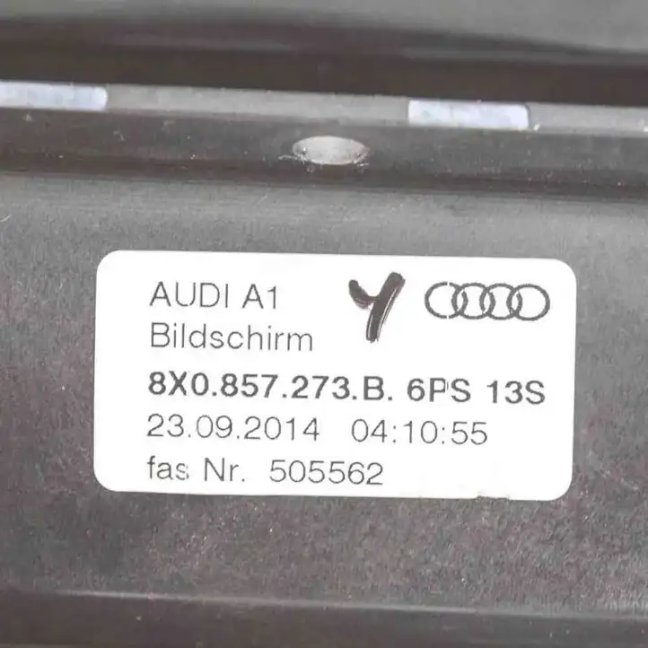 Audi A1 (2010 - 2014) 8X0857273B Дисплей / маленький экран — фото 4