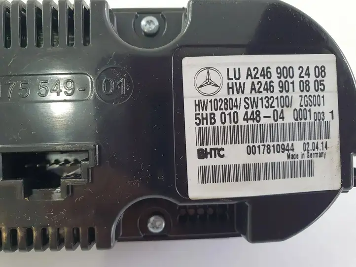 Mercedes-Benz CLA C117,X117,W117 (2013 - 2019) A2469002408 Блок управления климат-контролем — фото 4