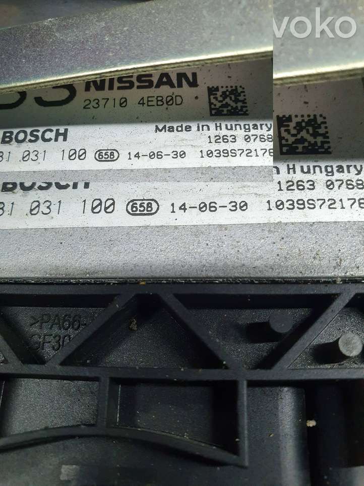 Nissan Qashqai (2013 - 2017)  237104EB0D Блок управления двигателя