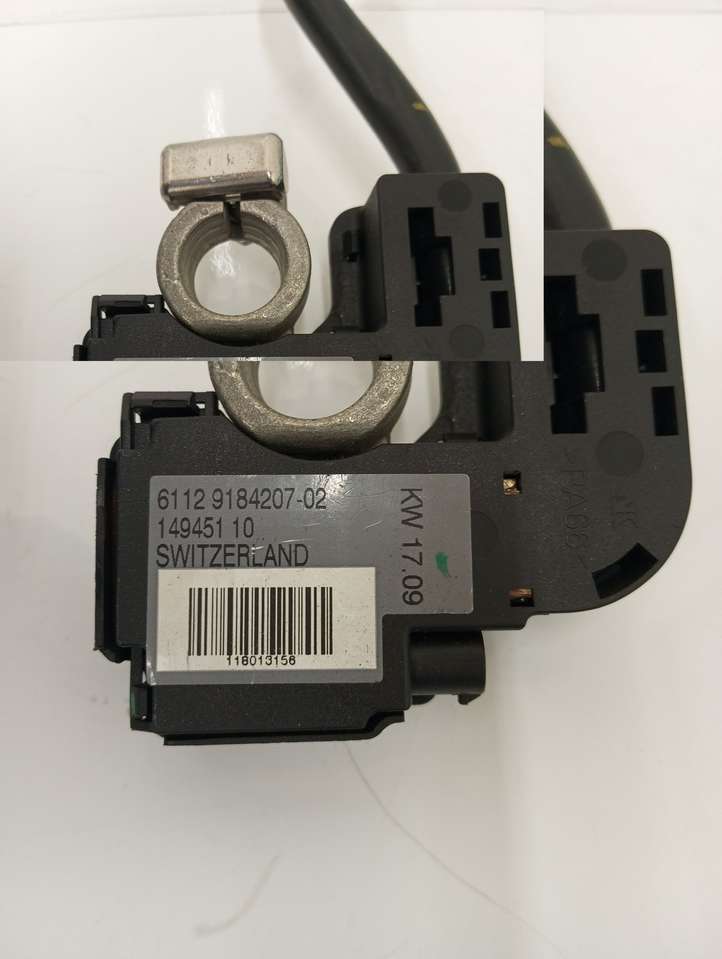BMW 3 E90 E91 (2005 - 2012)  9184207 Минусовый провод (аккумулятора)