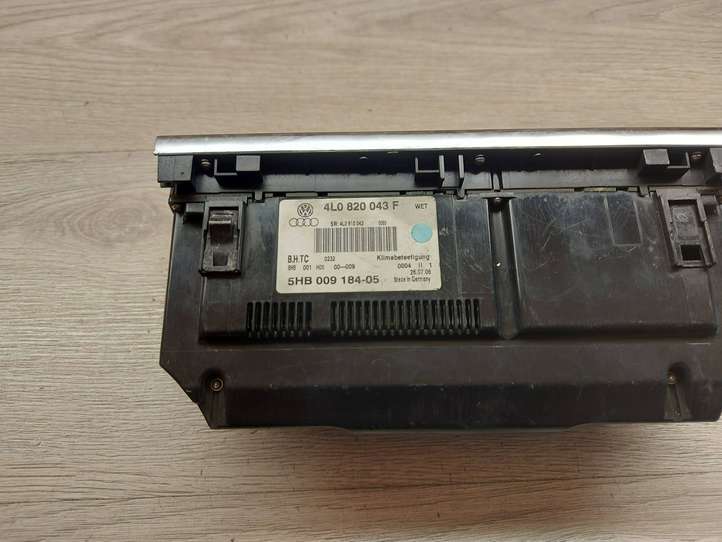 Audi Q7 (2005 - 2009)  4L0820043F Блок управления кондиционера воздуха / климата/ печки (в салоне)