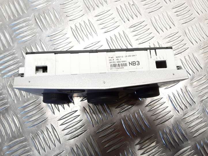 Opel Astra (2004 - 2009)  901513600001 Блок управления кондиционера воздуха / климата/ печки (в салоне)