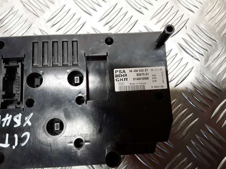 Citroen Xsara Picasso (1999 - 2012)  96450543XT Блок управления кондиционера воздуха / климата/ печки (в салоне)