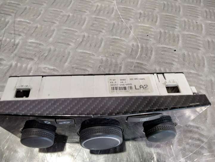 Opel Astra (2004 - 2009)  901512480005 Блок управления кондиционера воздуха / климата/ печки (в салоне)