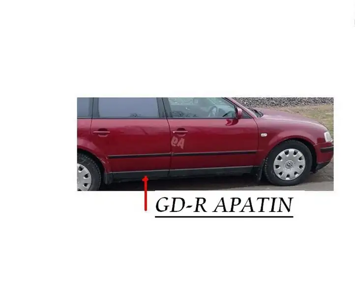 Volkswagen PASSAT B5.5 (2001 - 2005) 3B0854950B Молдинги задней двери — фото 1