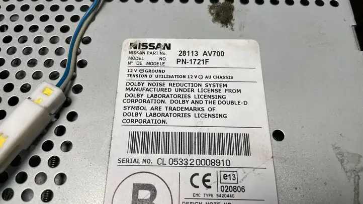 Nissan Primera (2001 - 2008) 28113AV700 Магнитола / мультимедийная система — фото 3