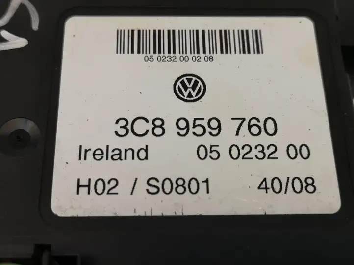 Skoda Superb B6 (3T) (2008 - 2015) 3C8959760 Блок управления сиденьем — фото 2