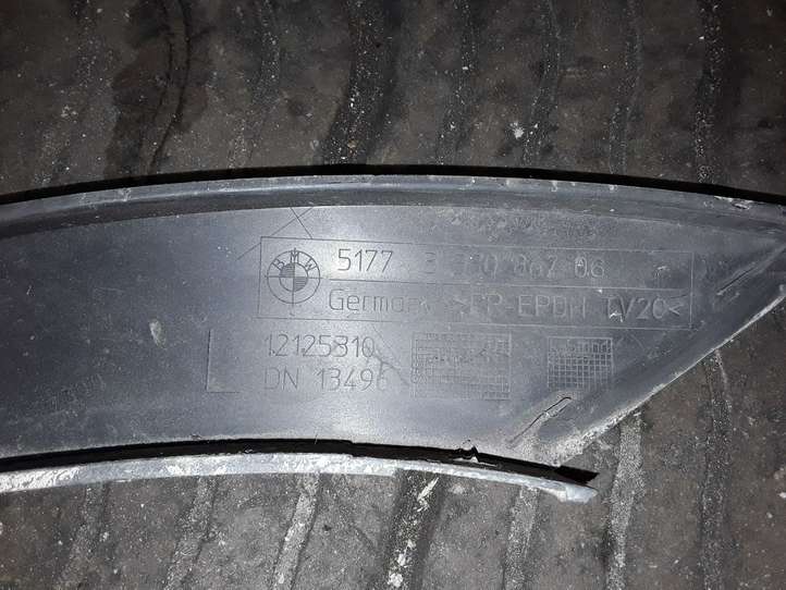 BMW X3 E83 (2003 - 2010)  5177333086706 молдинг на заднем крыле