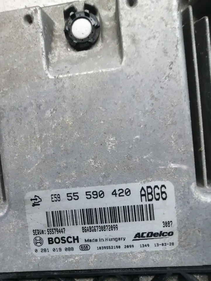 Opel Meriva B (2010 - 2014) 55590420ABG6 Блок управления двигателем (ЭБУ) — фото 2