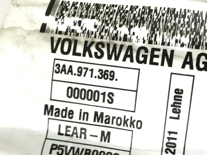 Volkswagen PASSAT B7 (2011 - 2014) 3AA971369 Электродвигатель сиденья — фото 3