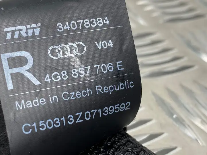 Audi A6 C7 (2011 - 2014) 4G8857706E Передний ремень безопасности — фото 5