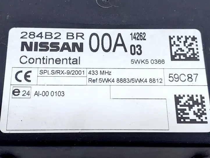 Nissan Qashqai (2010 - 2013) 284B2BR00A Модуль управления кузовом (BCM) — фото 2