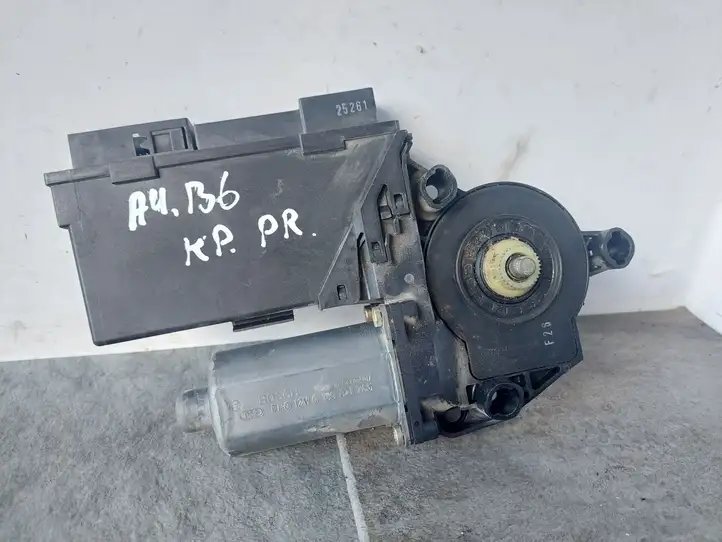 Audi A4 S4 B6 8E 8H (2000 - 2006) 8E1959801B Мотор стеклоподъемника передний — фото 1